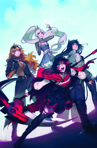 Cover for RWBY #1, artist not given.